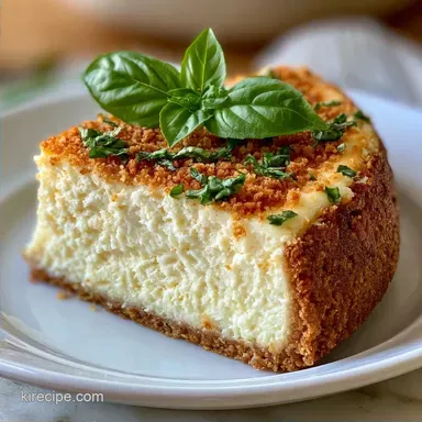 Sweet Basil Cheesecake: No-Bake