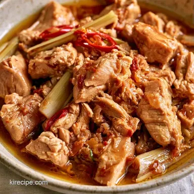 Thai Chicken Soup with Coconut Milk Recipe Card