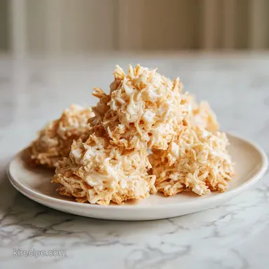 White Chocolate Haystacks: A Silky Crisp Treat for 24 Servings