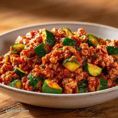 Zucchini Turkey Skillet in 30 Minutes Recipe Card