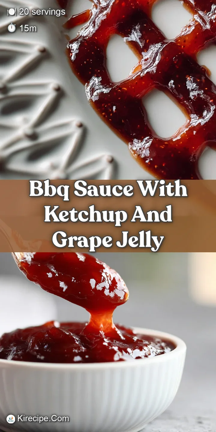 Close-up of a spoonful of rich, mahogany-colored BBQ sauce dripping slowly, showcasing its thick consistency and light-ref...
