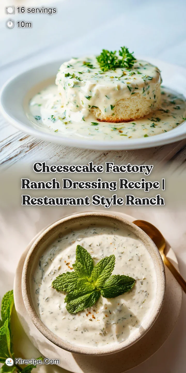 Close-up of thick, creamy ranch dressing with visible green herbs and subtle white spices, invitingly smooth.