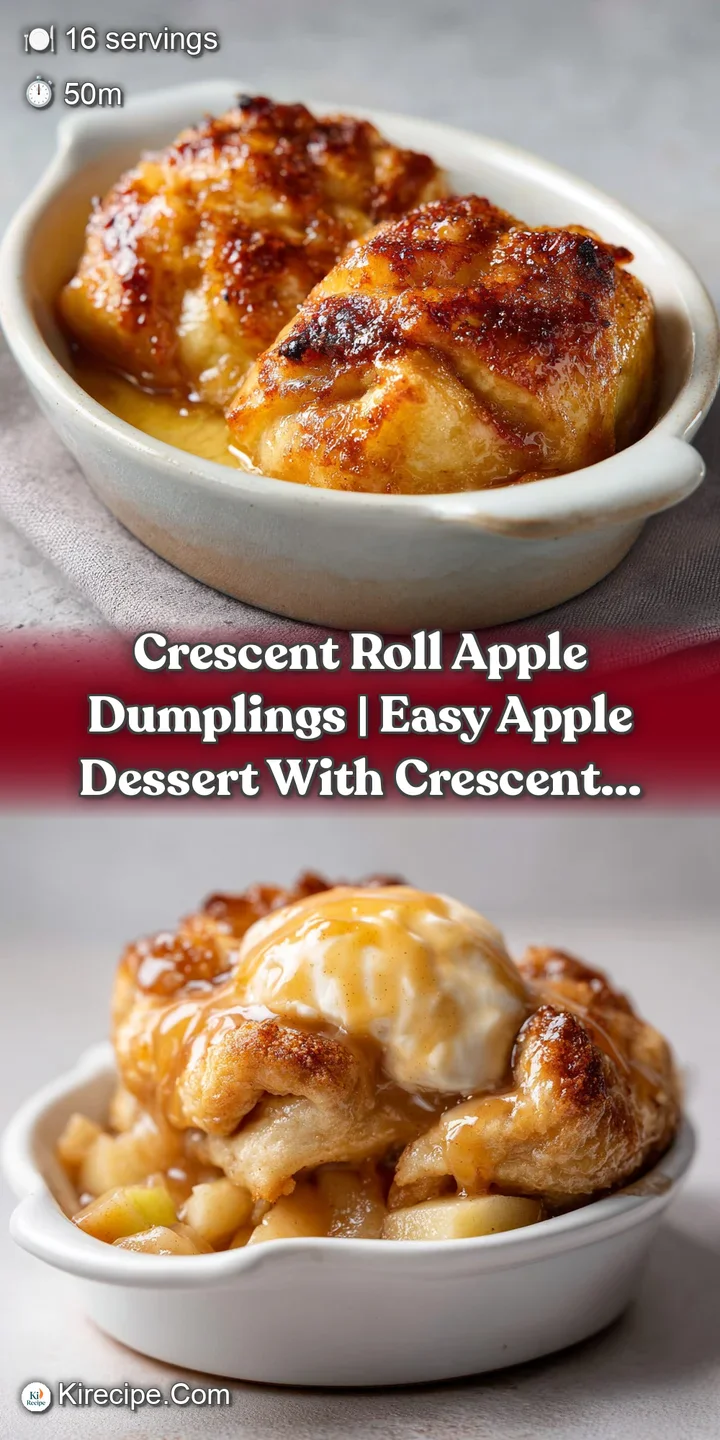Close-up of a tender apple dumpling, revealing a soft, baked interior and crunchy topping.