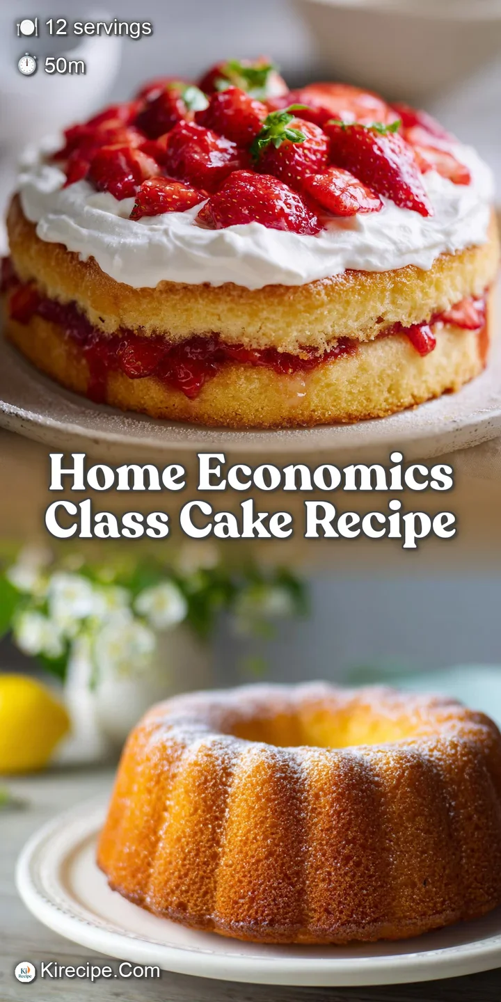 Close-up reveals a delicate cake crumb with airy pockets, topped with powdered sugar. Visible moisture hints at flavor.