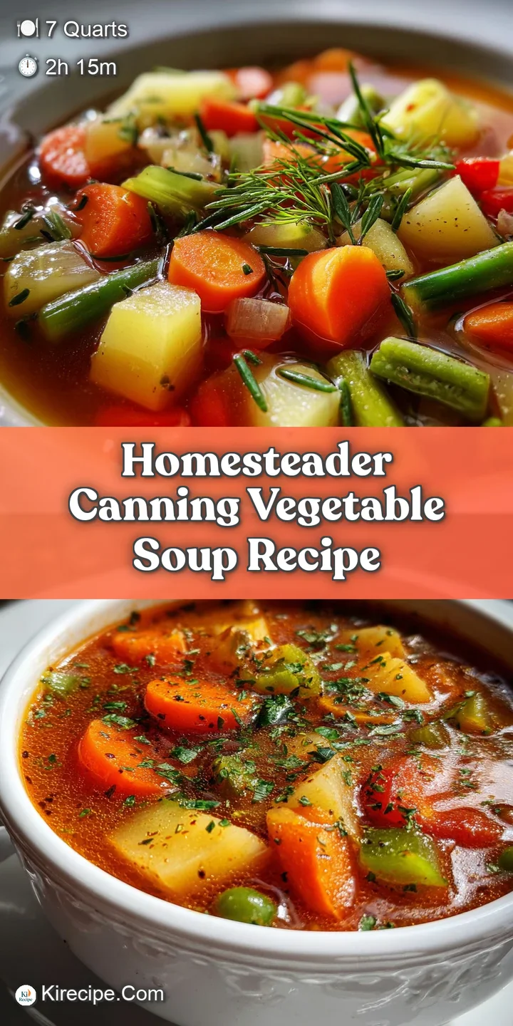 Close-up of vibrant vegetable soup. See the rich broth with tender carrots, celery, and tomatoes. Inviting, warm, and brim...