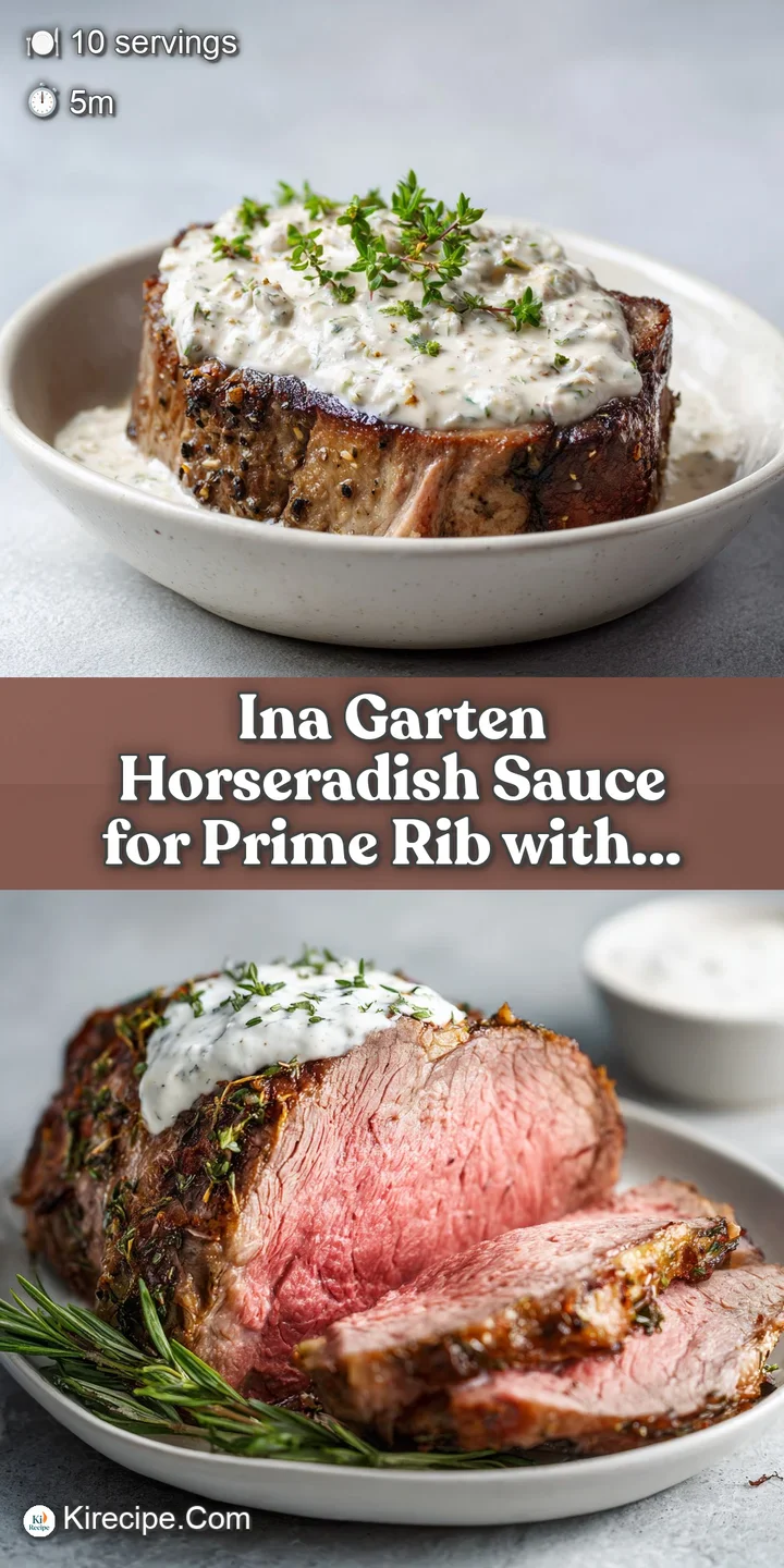 Close-up of creamy, slightly textured horseradish sauce. Visible flecks of fresh herbs create visual depth and freshness.