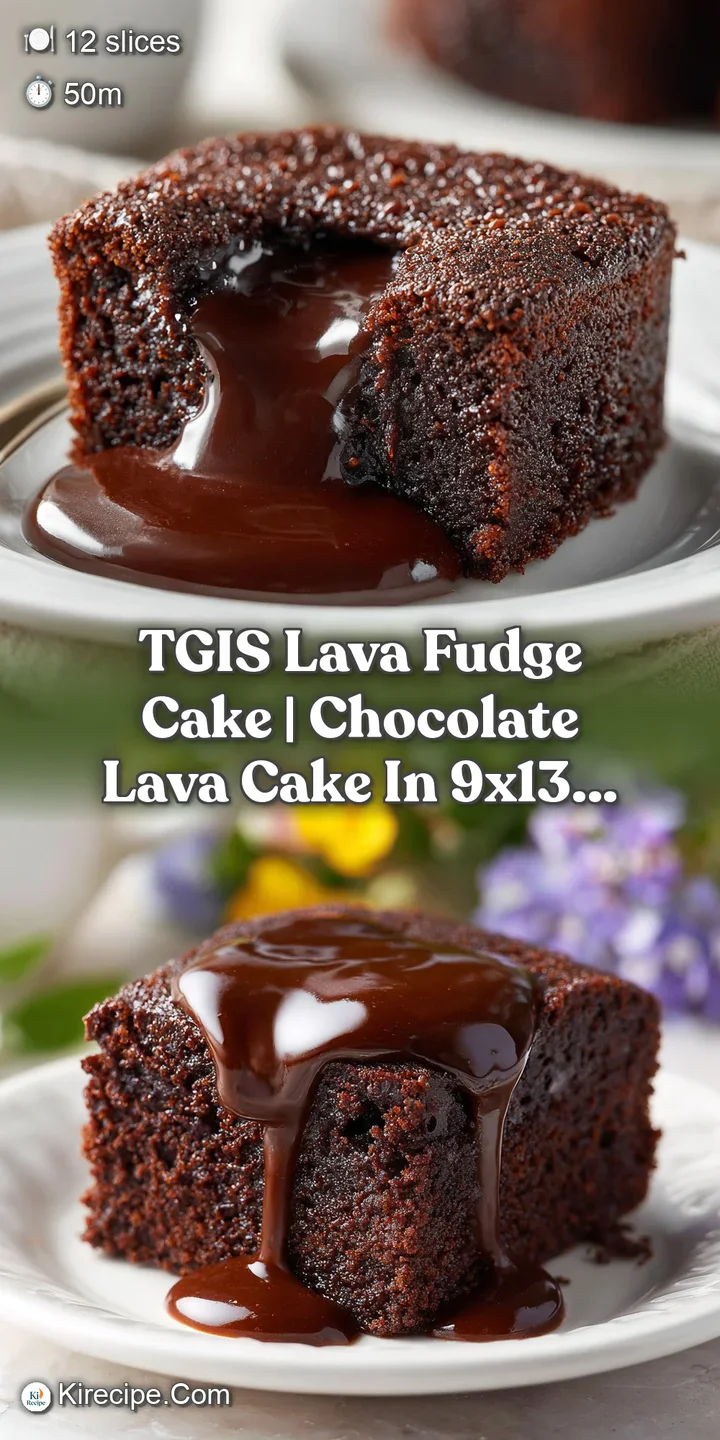 Close-up of glossy, molten chocolate fudge oozing from a moist cake center, creating a rich, velvety texture.