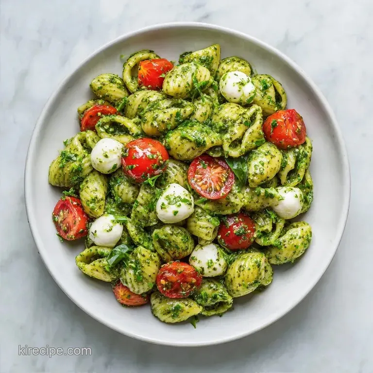 4 Ingredient Pasta Salad with Pesto: Fresh and Vibrant