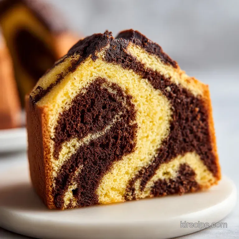 9x13 Marble Cake: Silky and Velvety