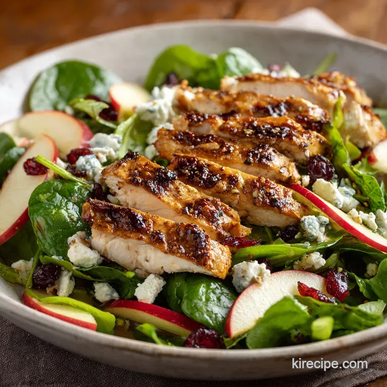 Salad Apple Feta Chicken: Balsamic Glazed