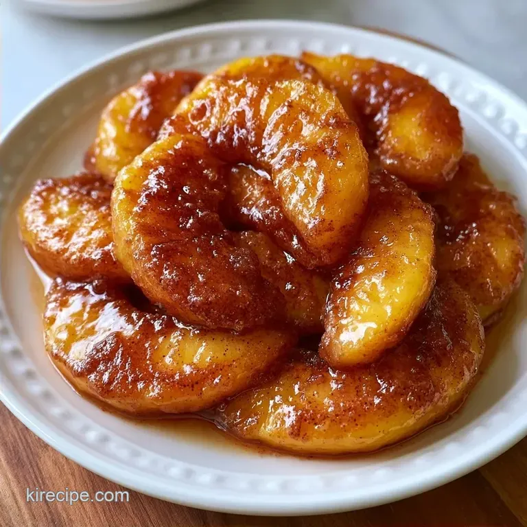 Baked Frozen Peaches with Cinnamon