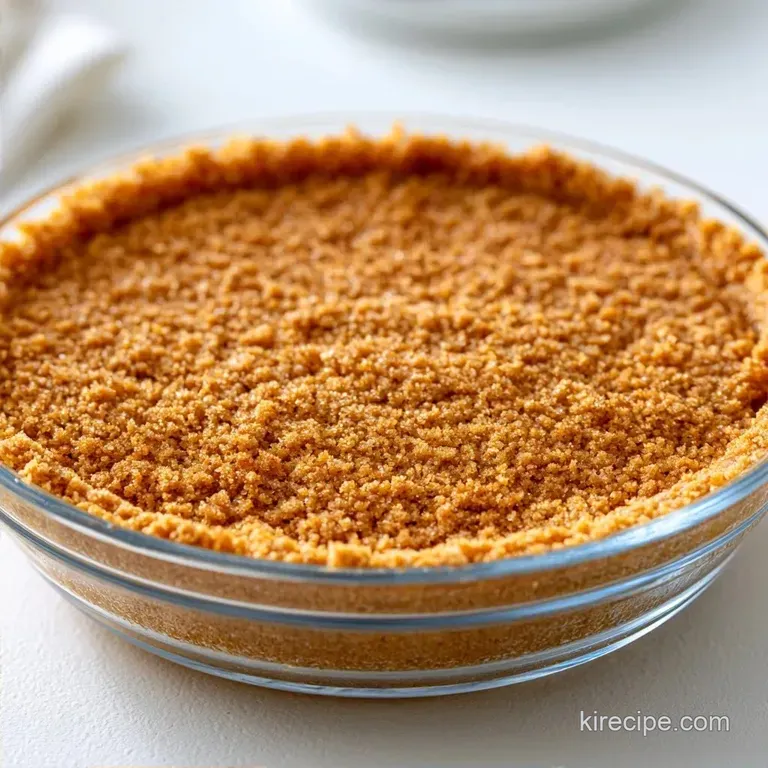 Baked Graham Cracker Crust in 20 Minutes