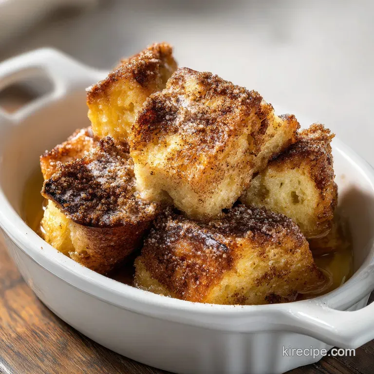 Thick, golden slices of custard bread on a white plate, topped with a pat of melting butter and fresh blueberries.