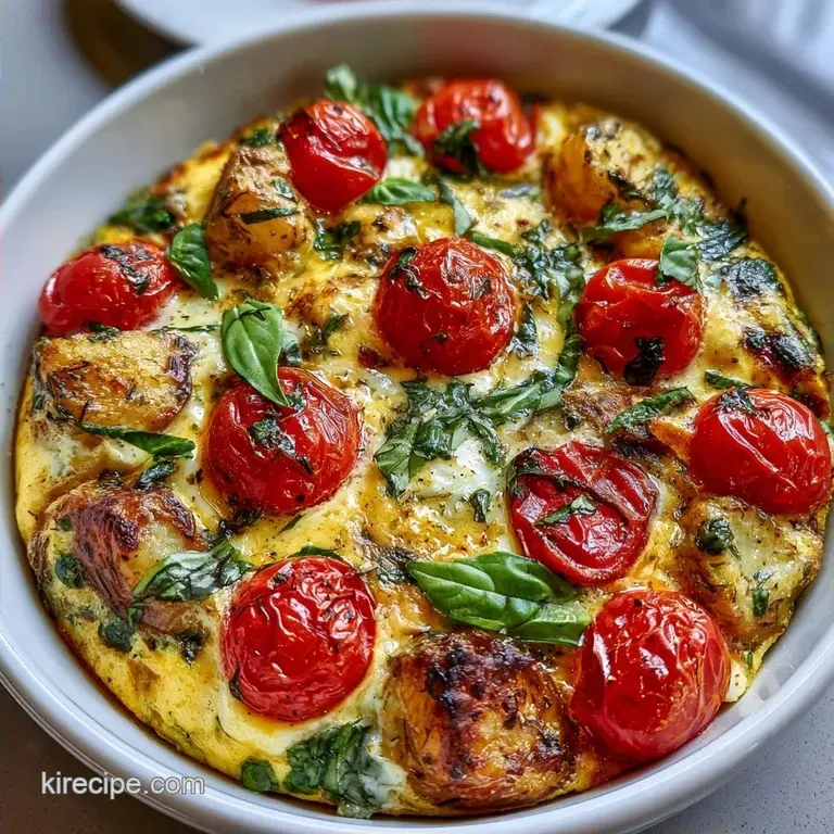 Easy Basil Frittata: Hearty and Budget-Friendly