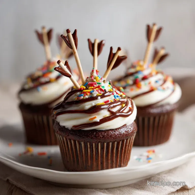 Bow Arrow Cupcakes Recipe: Velvety Chocolate