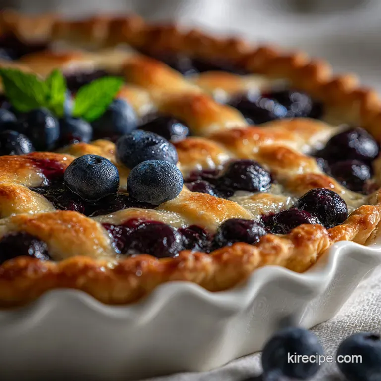 Blueberry Pie with Canned Filling