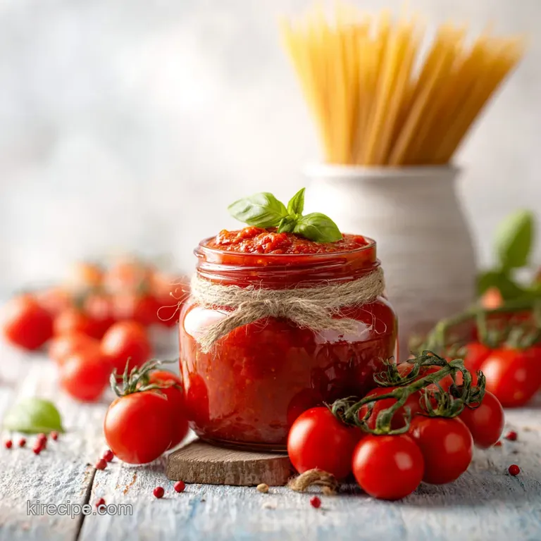 Spaghetti Sauce Recipe for Canning: Silky Italian Base