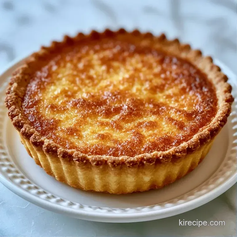 A thick, pale tan crumb crust supporting a creamy white cheesecake slice on a white porcelain plate.