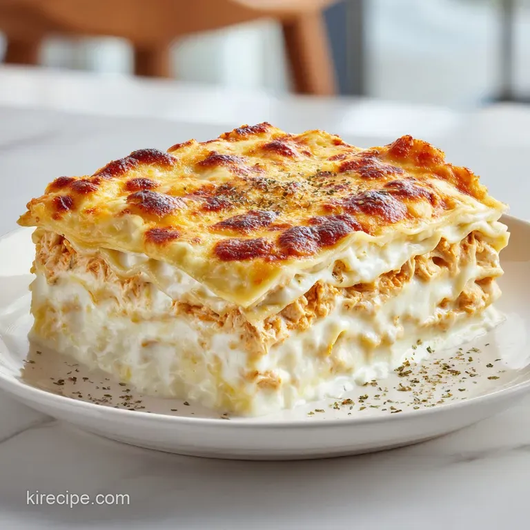 Chicken Alfredo Lasagna Recipe: Creamy and Structured