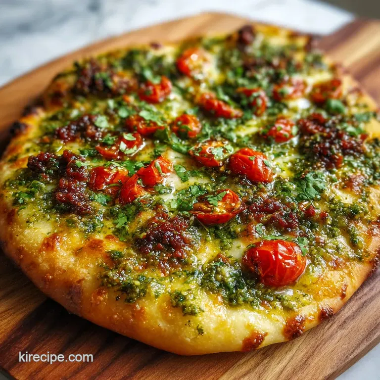 Chimichurri Tomato Pizza Recipe Italian Fusion