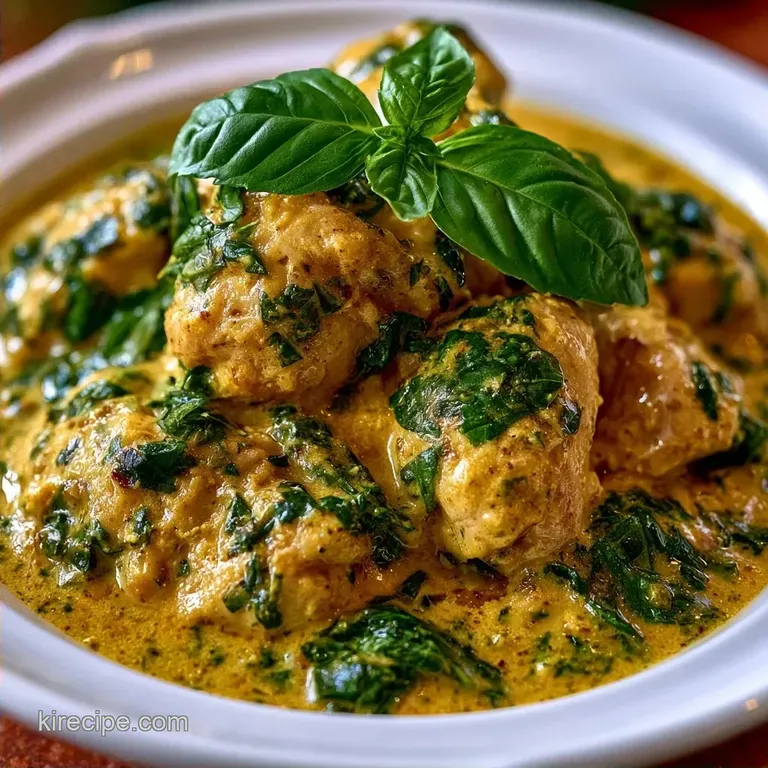 Coconut Basil Chicken Curry: Creamy and Aromatic