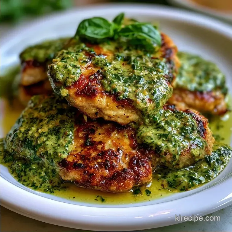 Creamy Basil Chicken Skillet: Rich and Garlicky