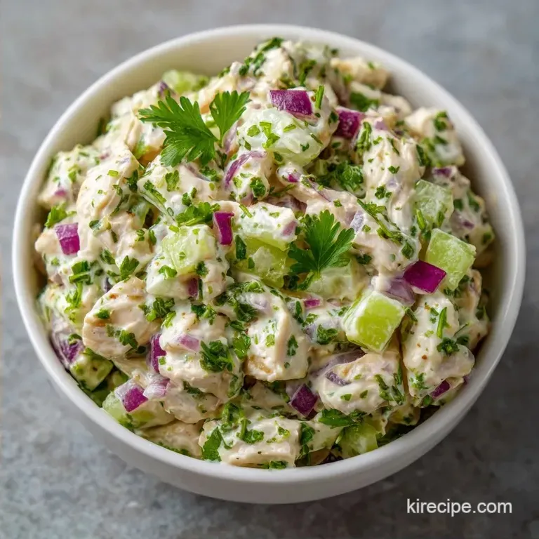 Creamy Chicken Salad: Fresh and Crisp