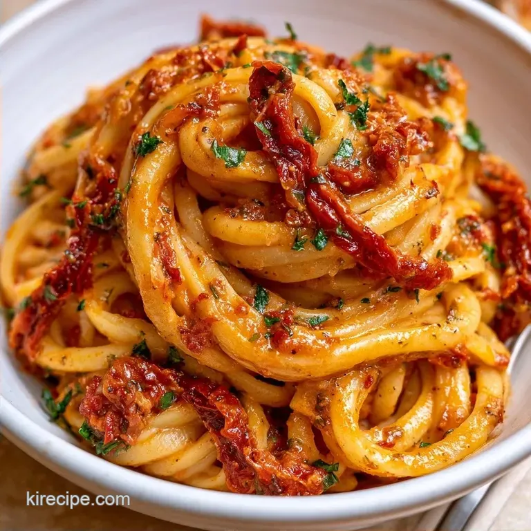 Guilt-Free Creamy SunDried Tomato Pasta