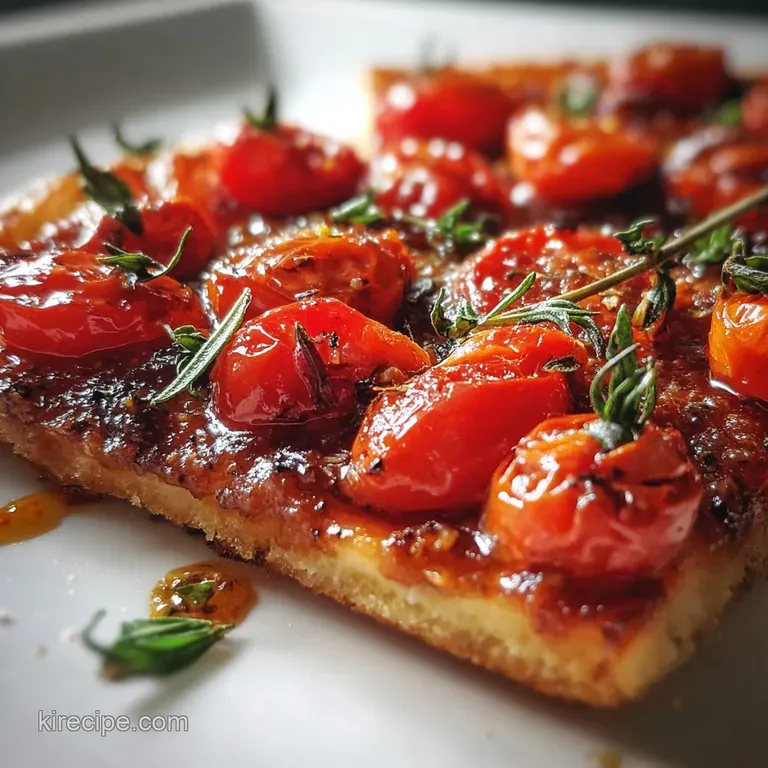 Ladle of rich, bright pizza sauce, herbs visible, cascading onto a pizza base, promising a flavorful Italian meal.