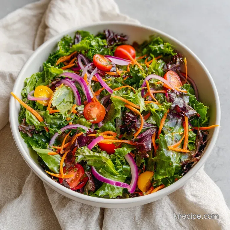 Easy Salad with Your Own Garden Produce