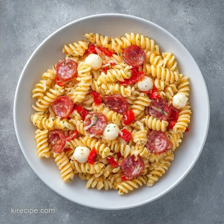 Easy Italian Pasta Salad: Zesty and Bold