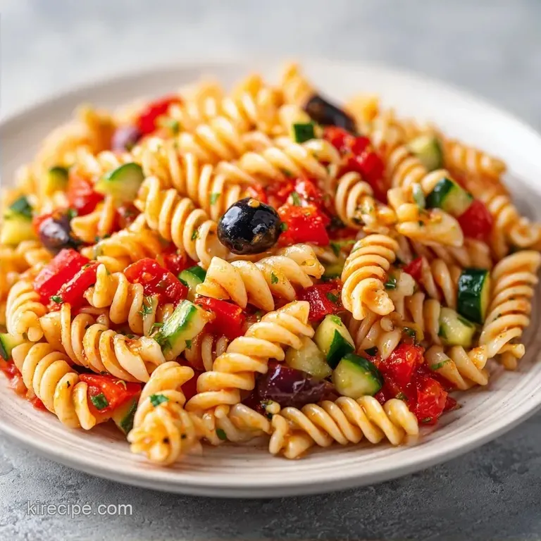 Easy Side Dish Pasta Salad: Tangy and Fresh