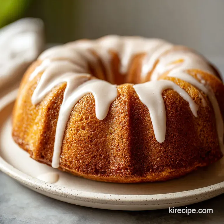 Light Egg White Vanilla Bundt Cake