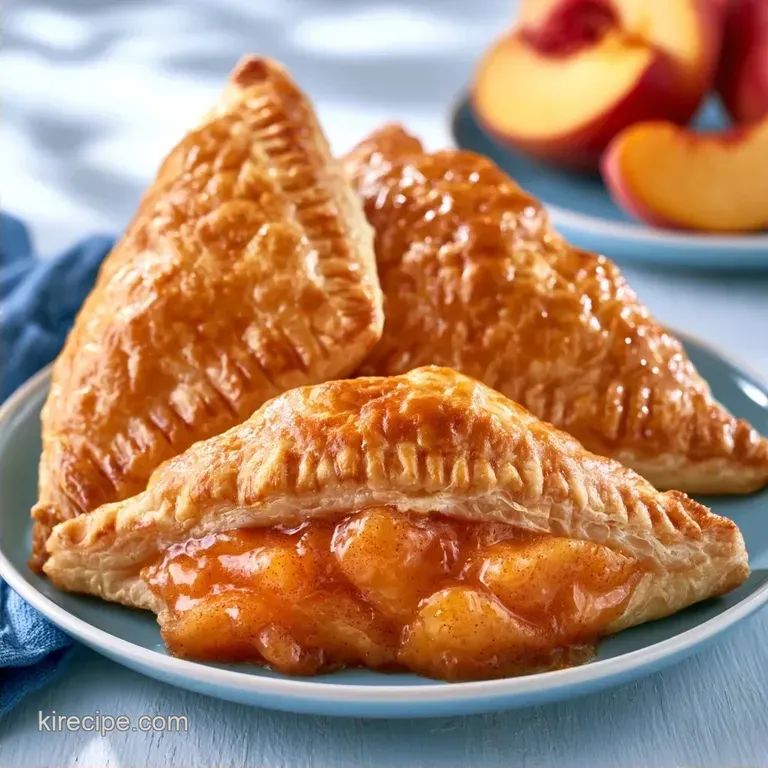 Flaky Peach Turnovers