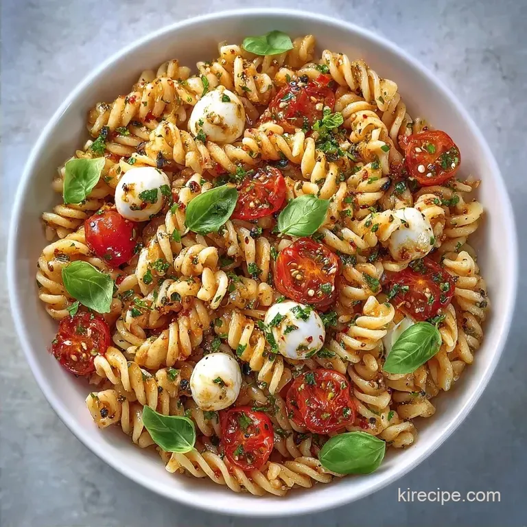Fresh Caprese Pasta Salad: Nutritious and Balanced