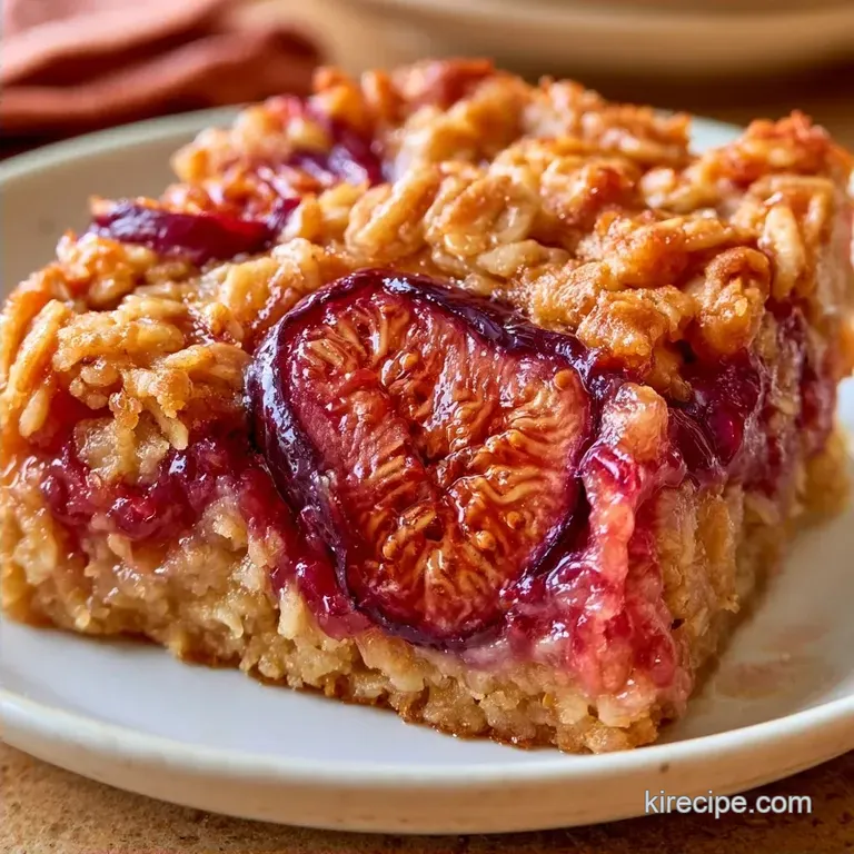 Jammy Fresh Fig Oatmeal Bars
