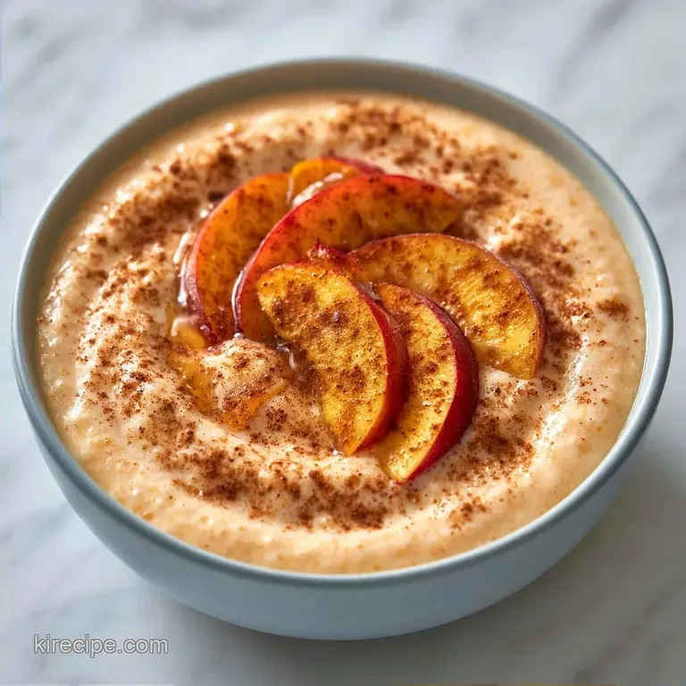 Frozen Peach Smoothie Bowl in 5 Minutes
