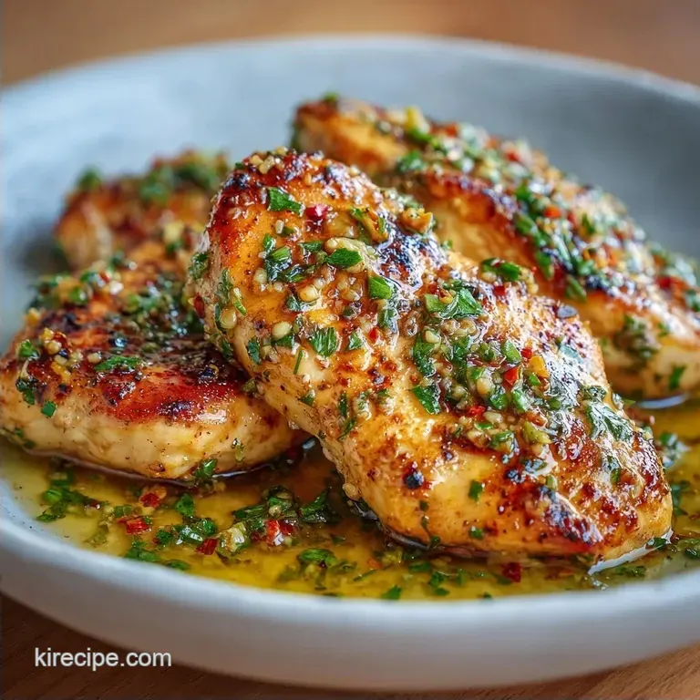 Garlic Herb Chicken Breast: Buttery and Juicy
