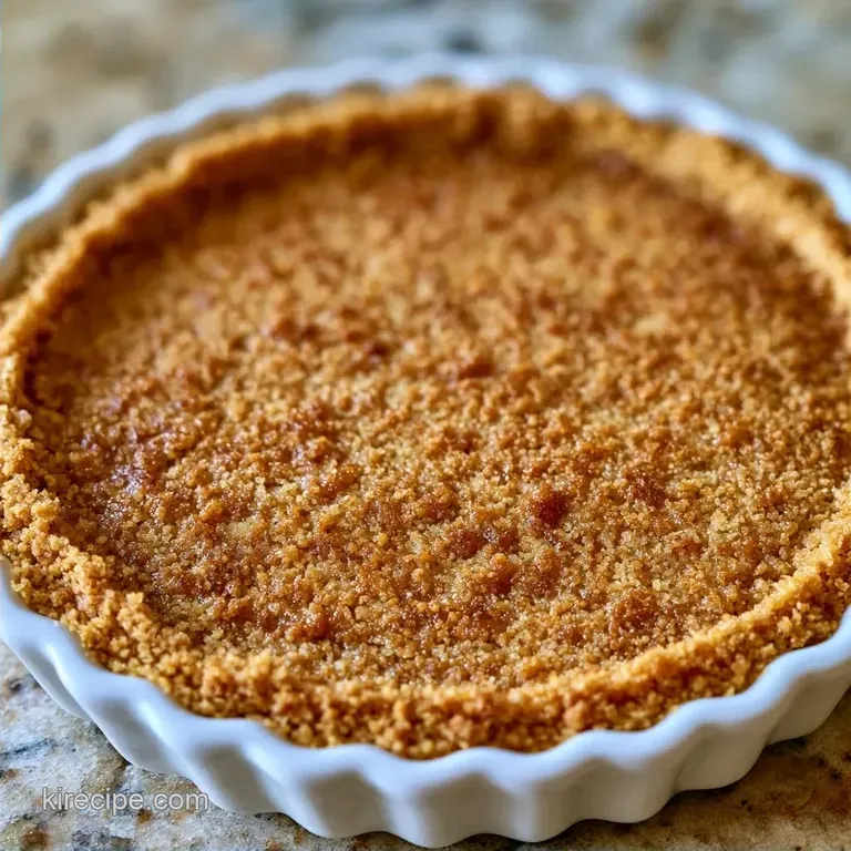 Gluten Free Graham Cracker Crust in 20 Minutes