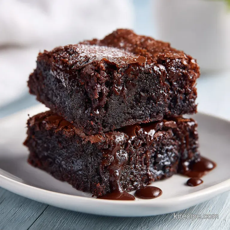 Double Gooey Brownies Hershey Recipe