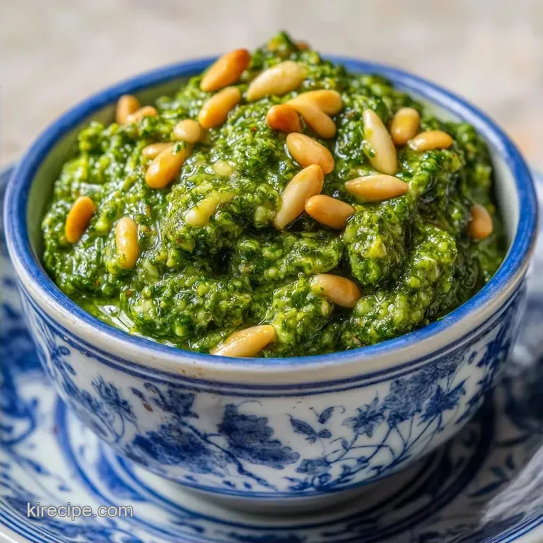 Homemade Basil Pesto: Bright and Nutty