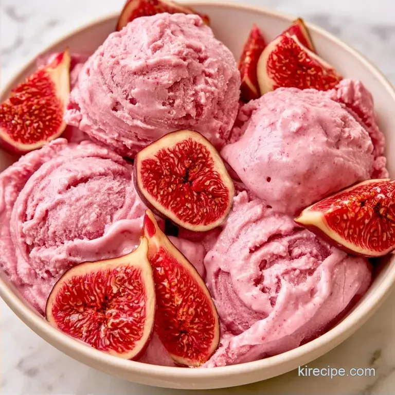 Homemade Fig Ice Cream: Rich and Jammy