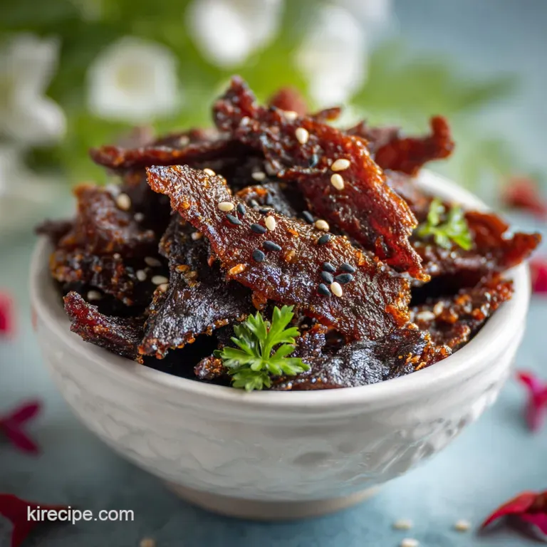 Teriyaki Beef Jerky Recipe: Tender and Chewy