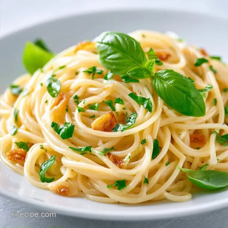 Lemon Garlic Basil Pasta in 20 Minutes