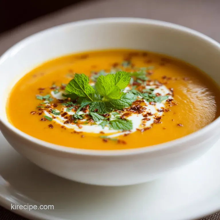 Moroccan Butternut Squash Soup