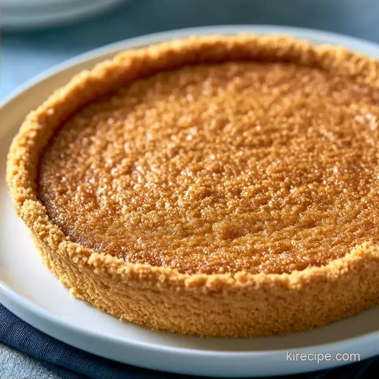 No Bake Graham Cracker Crust in 10 Minutes
