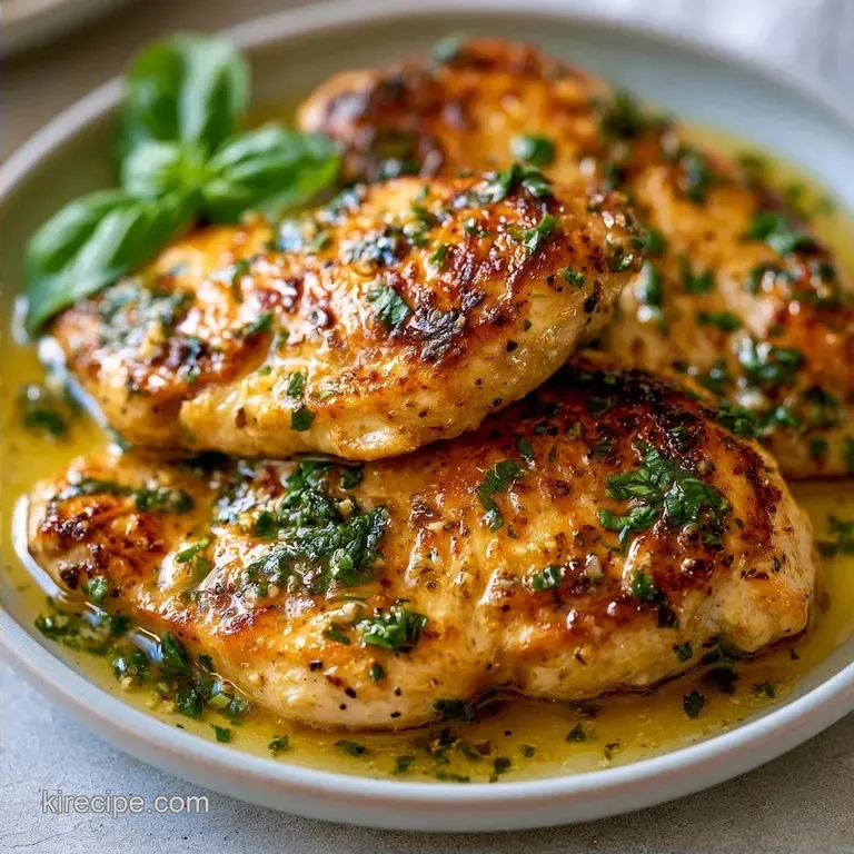 One Pan Basil Chicken: Creamy and Savory