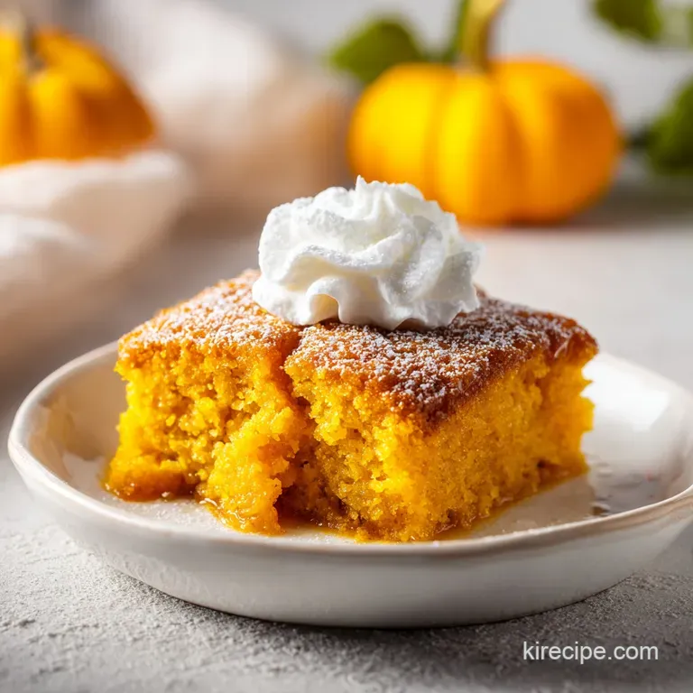 Pumpkin Dump Cake Recipe with Cake Mix