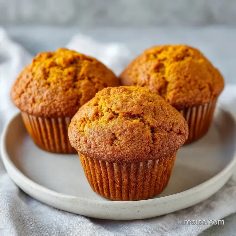 Pumpkin Spice Muffins: Tender and Moist