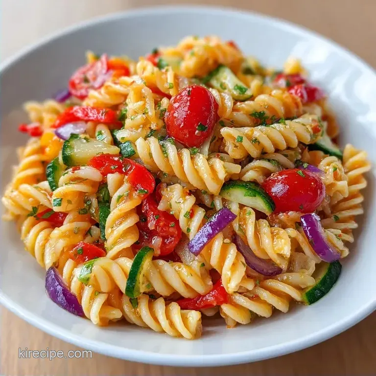 Quick Cold Pasta Salad: Zesty and Fresh